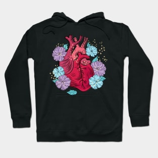 heart health flower Hoodie